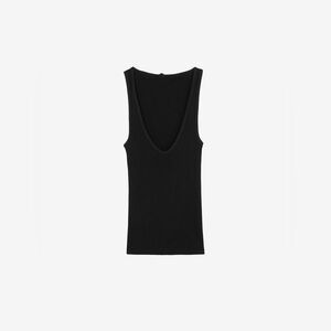 ALL III Claire Rib Tank in Black NWT.